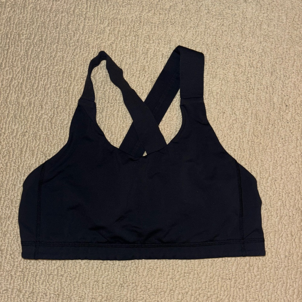 Black Athletic Lululemon sports bra